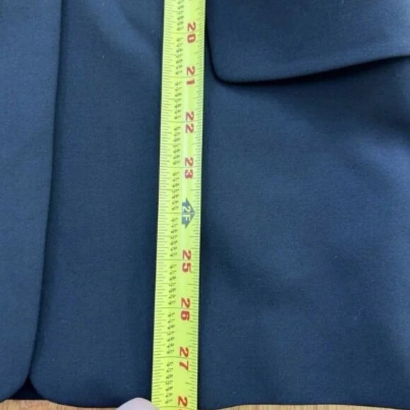 CELINE Paris Womens Blazer Jacket Size 42 Black Wool 2 Button France - Picture 5 of 10